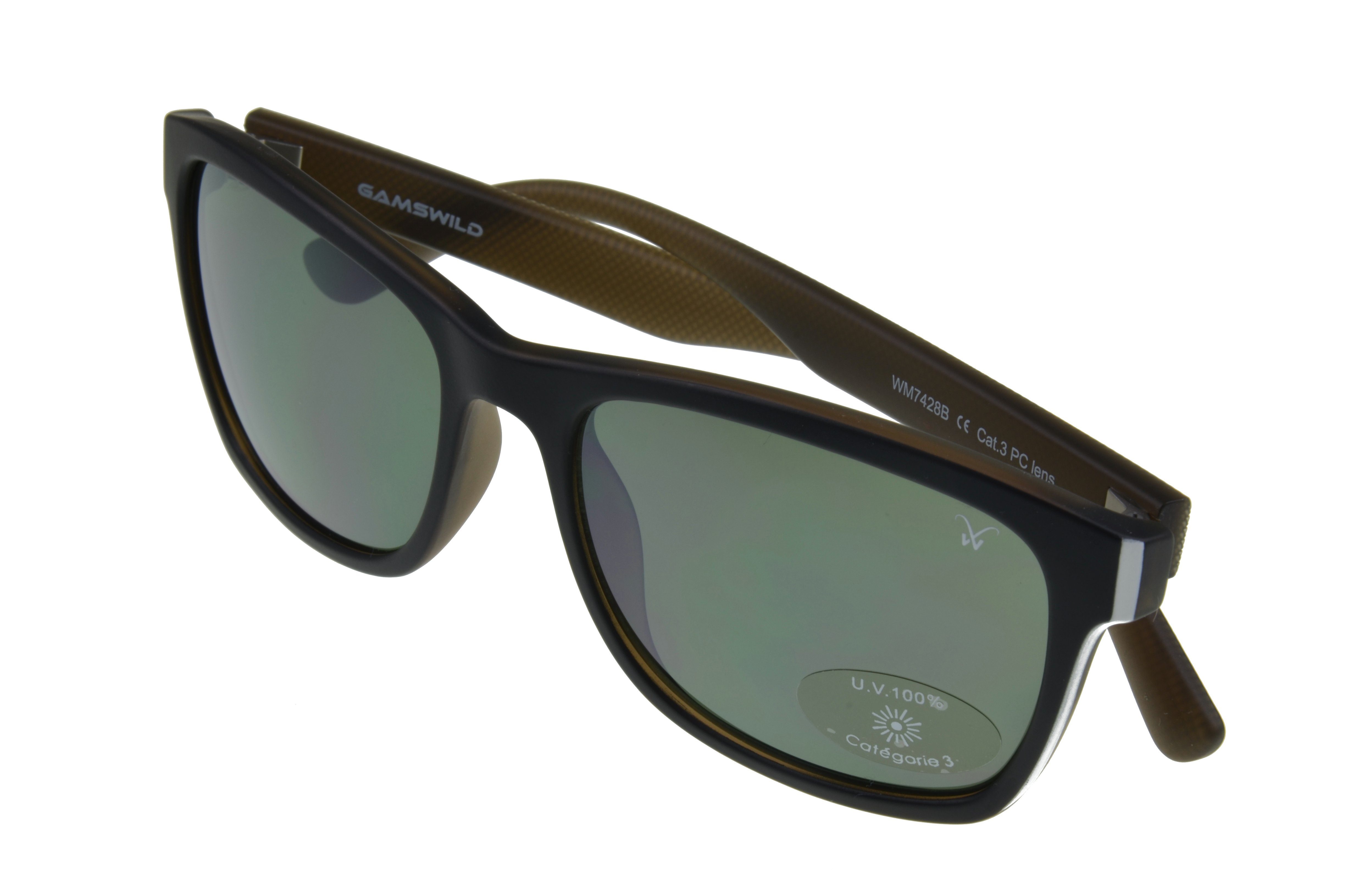 Mode schwarz-G15 G15 Sonnenbrille blau, WM7428 schwarz Damen, GAMSSTYLE Gamswild Brille beige,