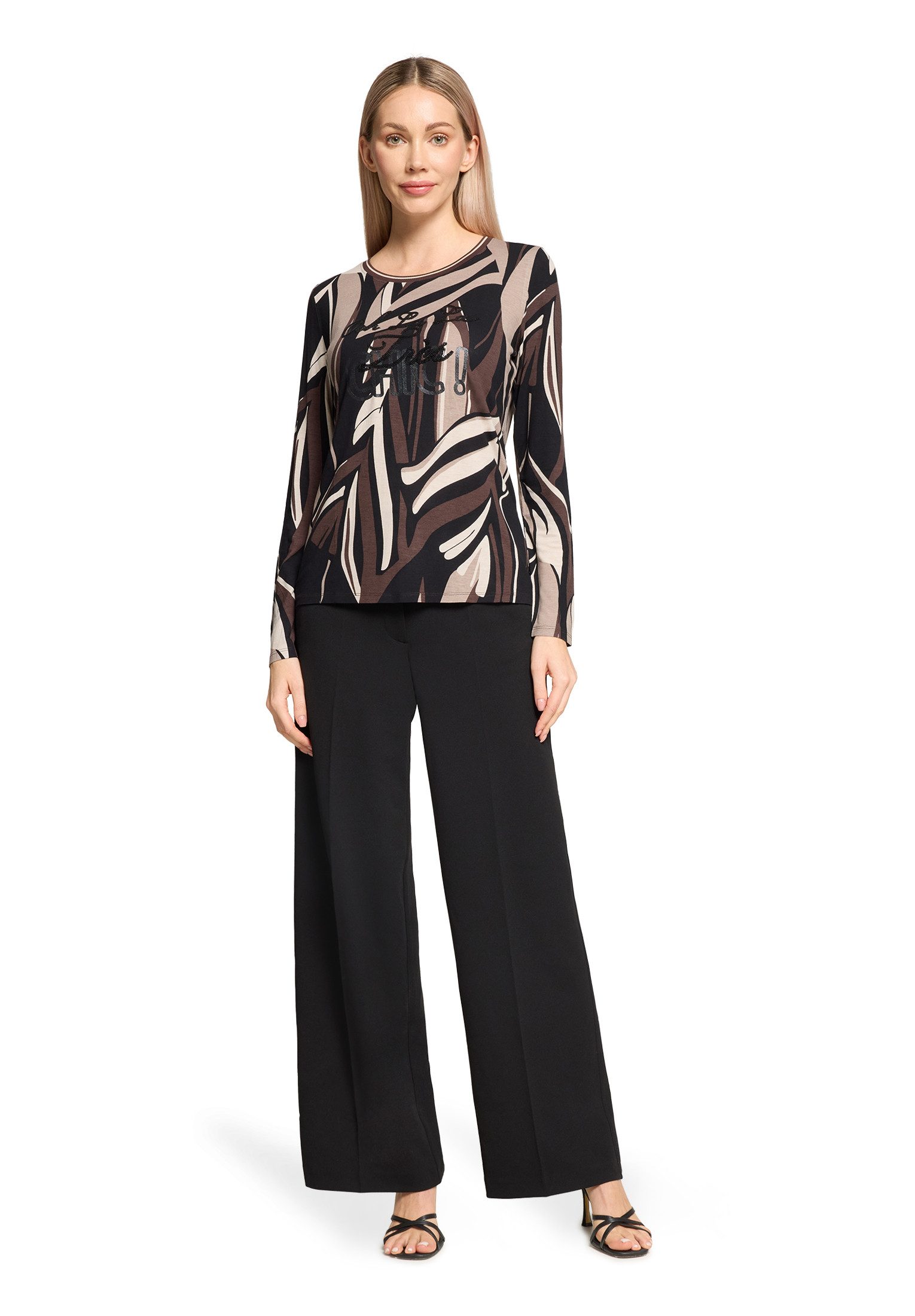 Betty Barclay Kurzarmshirt Damen mit Rippbündchen (1-tlg)