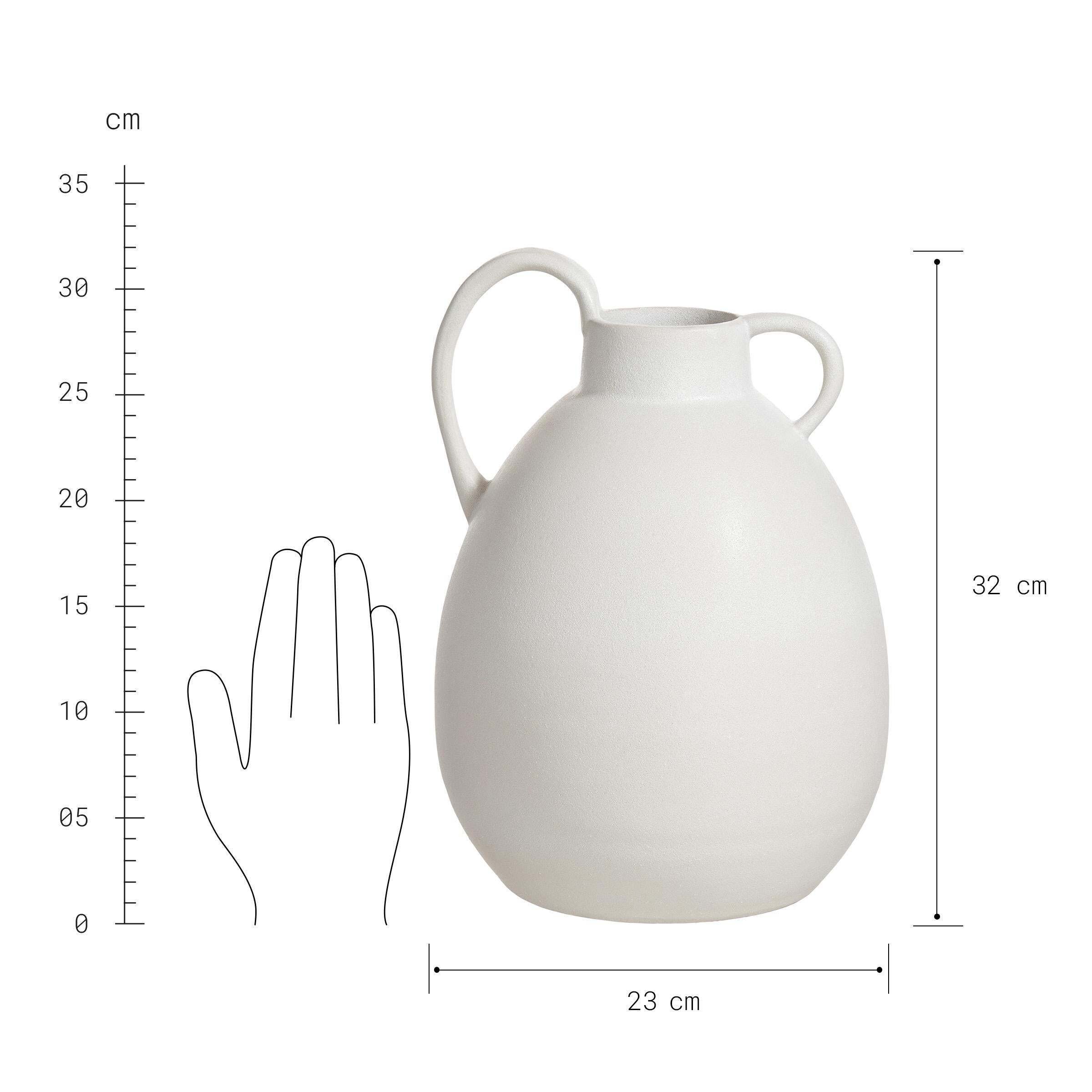 LENA BUTLERS Dekovase mit Henkel Vase 32cm Höhe