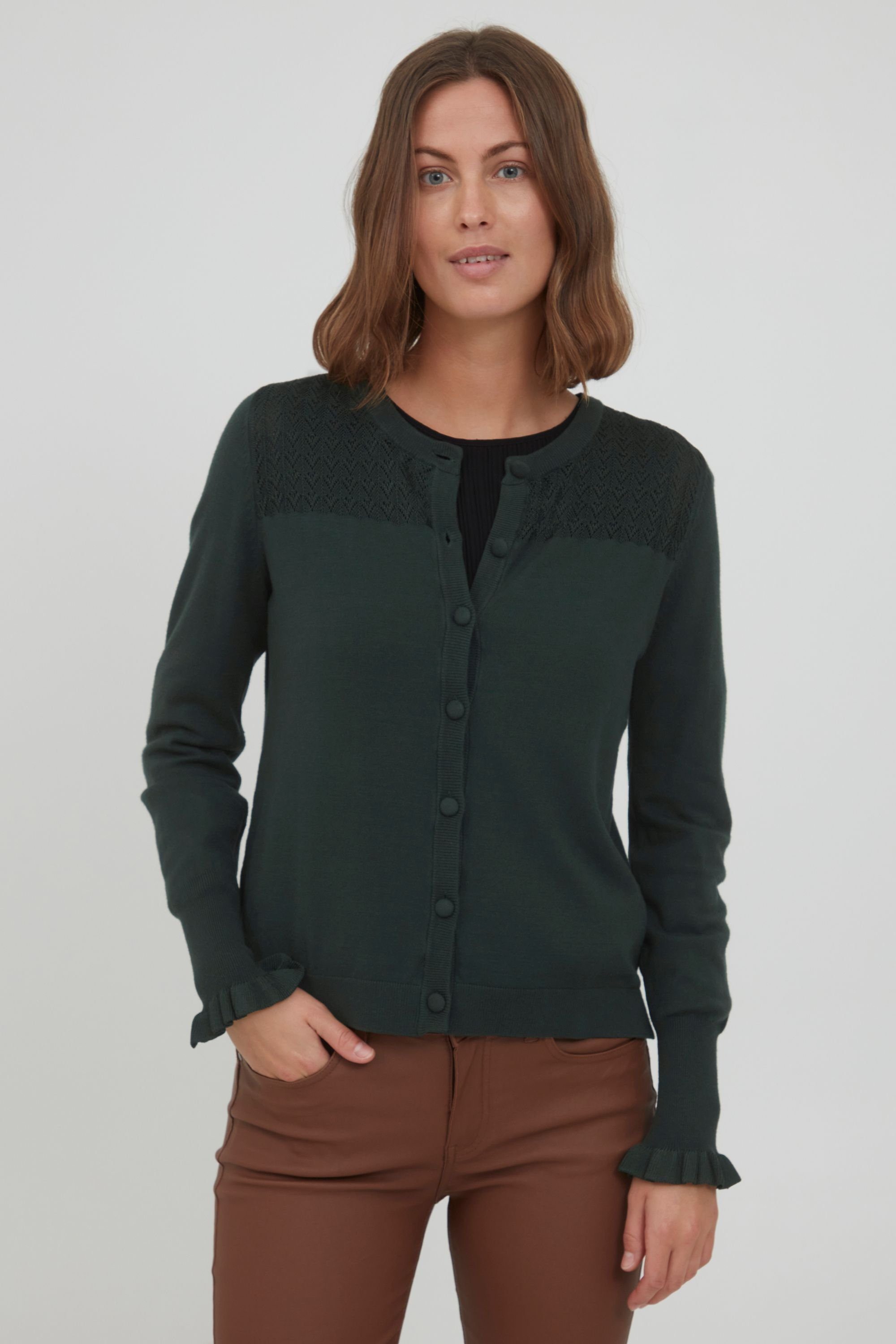 fransa Cardigan Fransa FRDEDINA 3 Cardigan - 20609976 Scarab