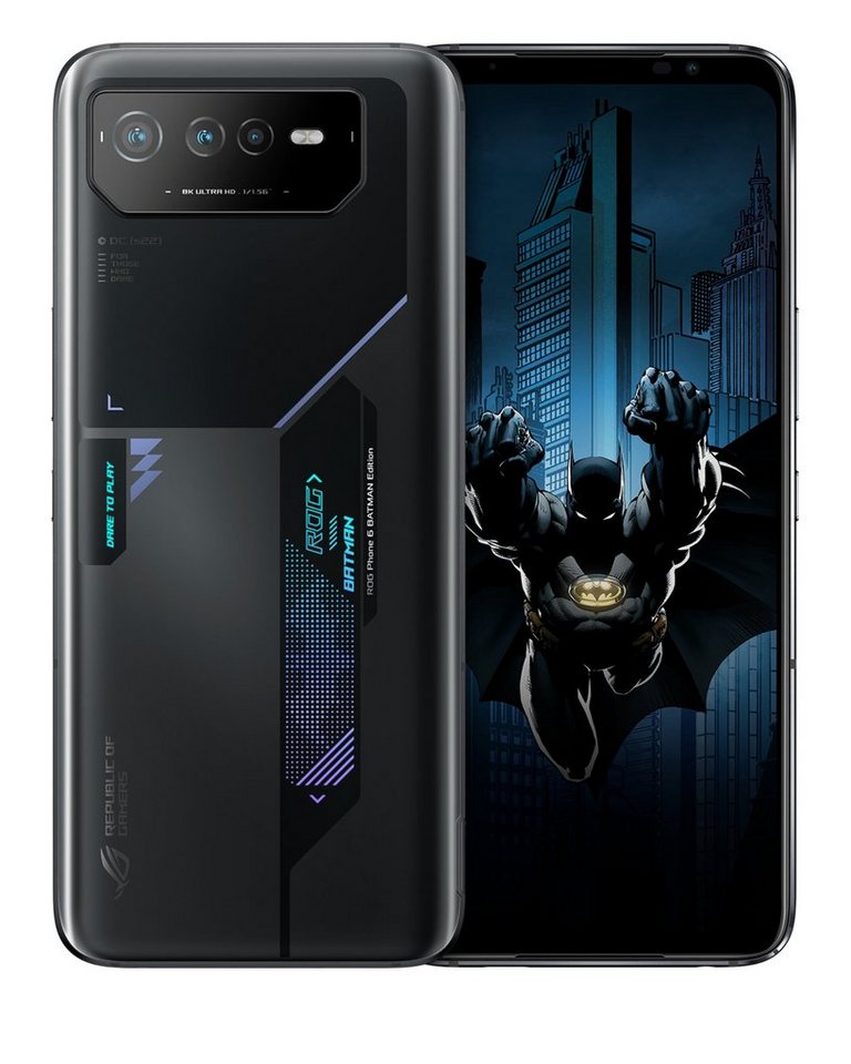 Asus ROG Phone 6D Batman Edition Smartphone (17,20 cm/6.78 Zoll, 256 GB  Speicherplatz, 50 MP Kamera, Gaming Smartphone, Batman Edition)