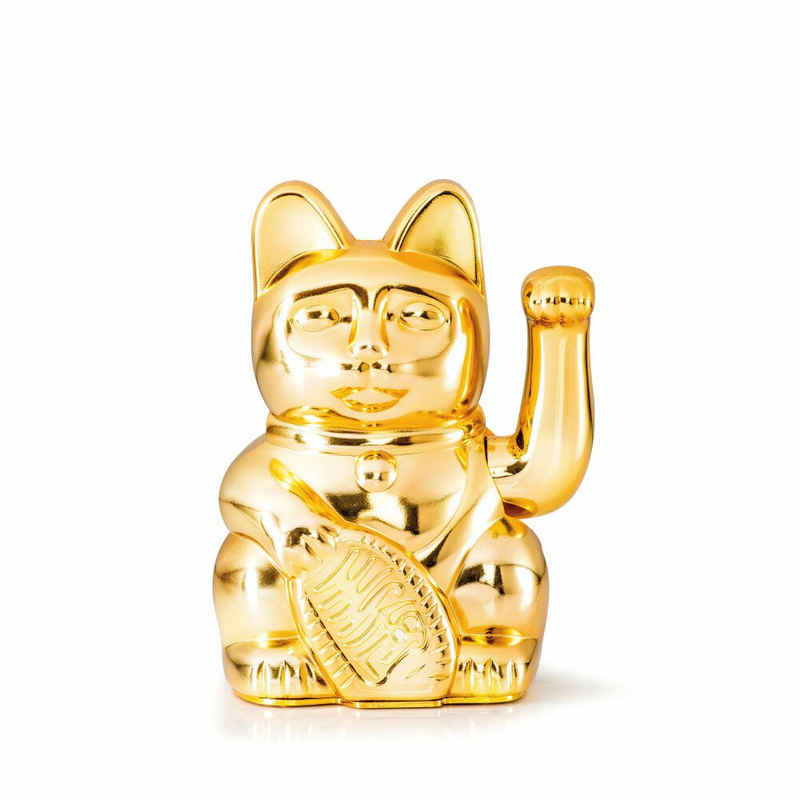 Donkey Products Winkekatze Lucky Cat Maneki Neko Egypt Shiny Gold