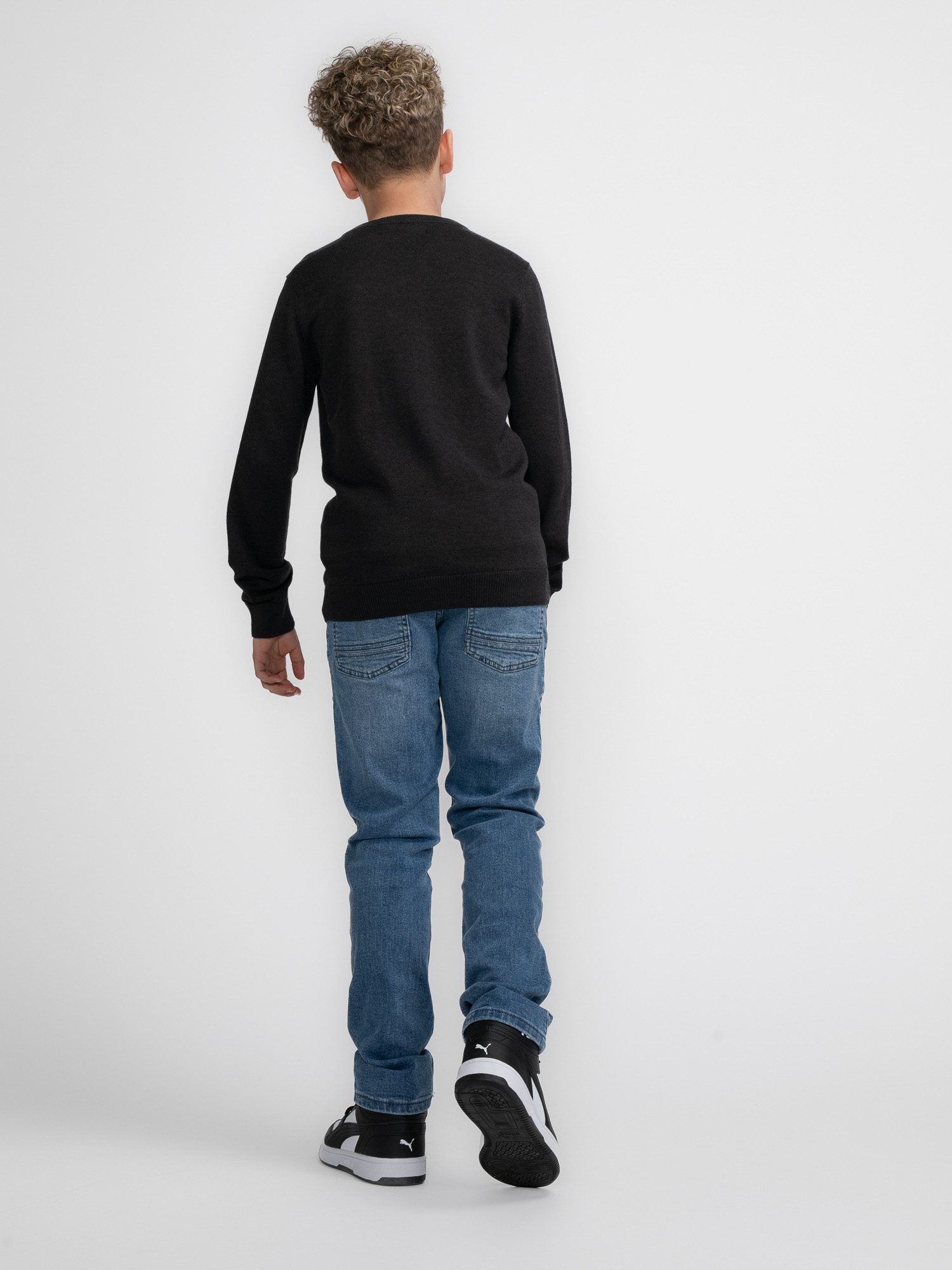 Petrol Industries Strickpullover Feinstrick-Pullover mit V-Ausschnitt Kotzebue