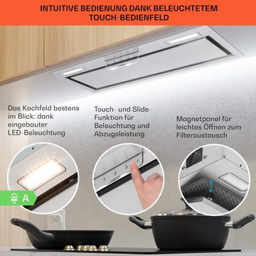 Klarstein Deckenhaube Serie CGCH3-Camila70-SS Camila, Unterhaube Umluft Aktivkohlefilter LED-Touch
