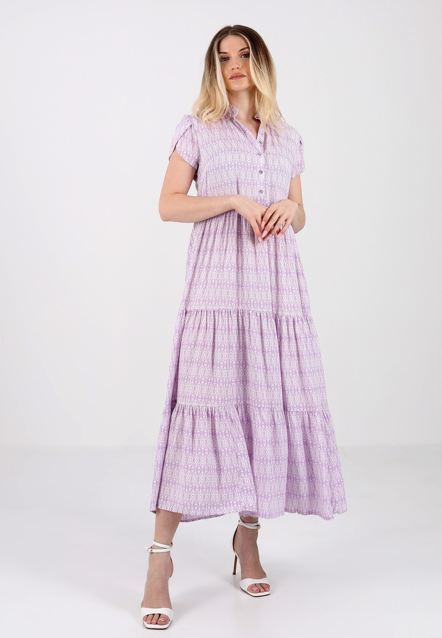 YC Fashion & Style Sommerkleid Boho-Maxikleid aus Reiner Viskose – Sommerli günstig online kaufen