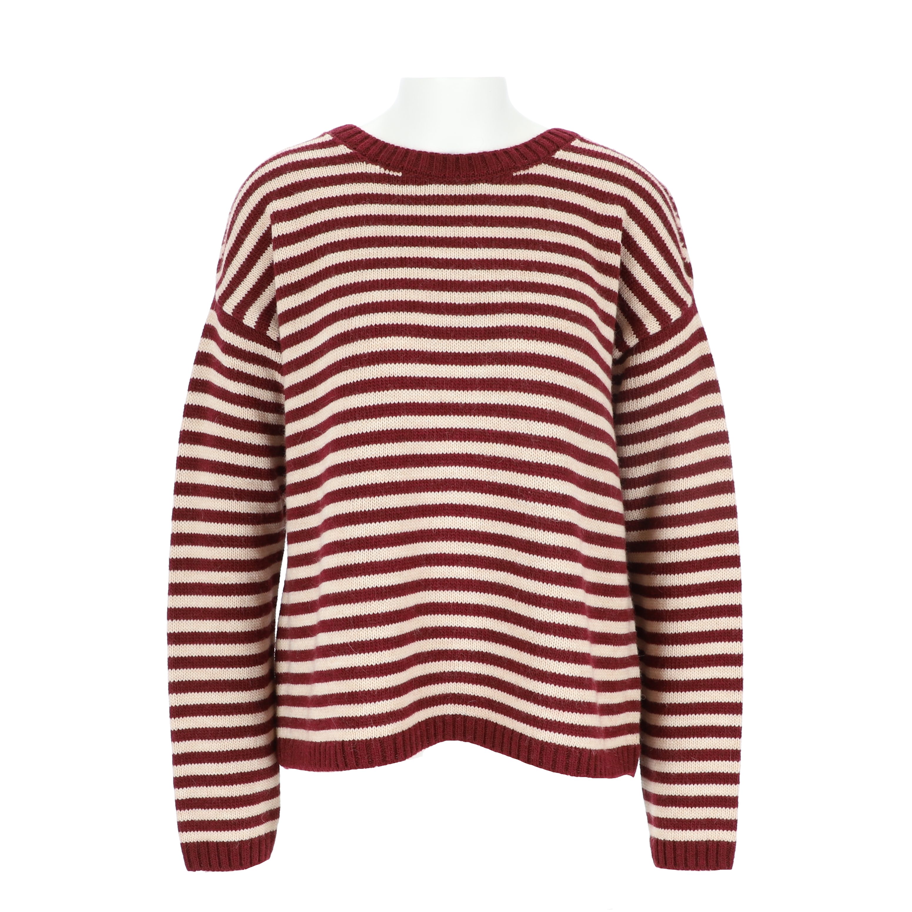 halsüberkopf Accessoires Strickpullover Streifen mit Rundhalsausschnitt günstig online kaufen