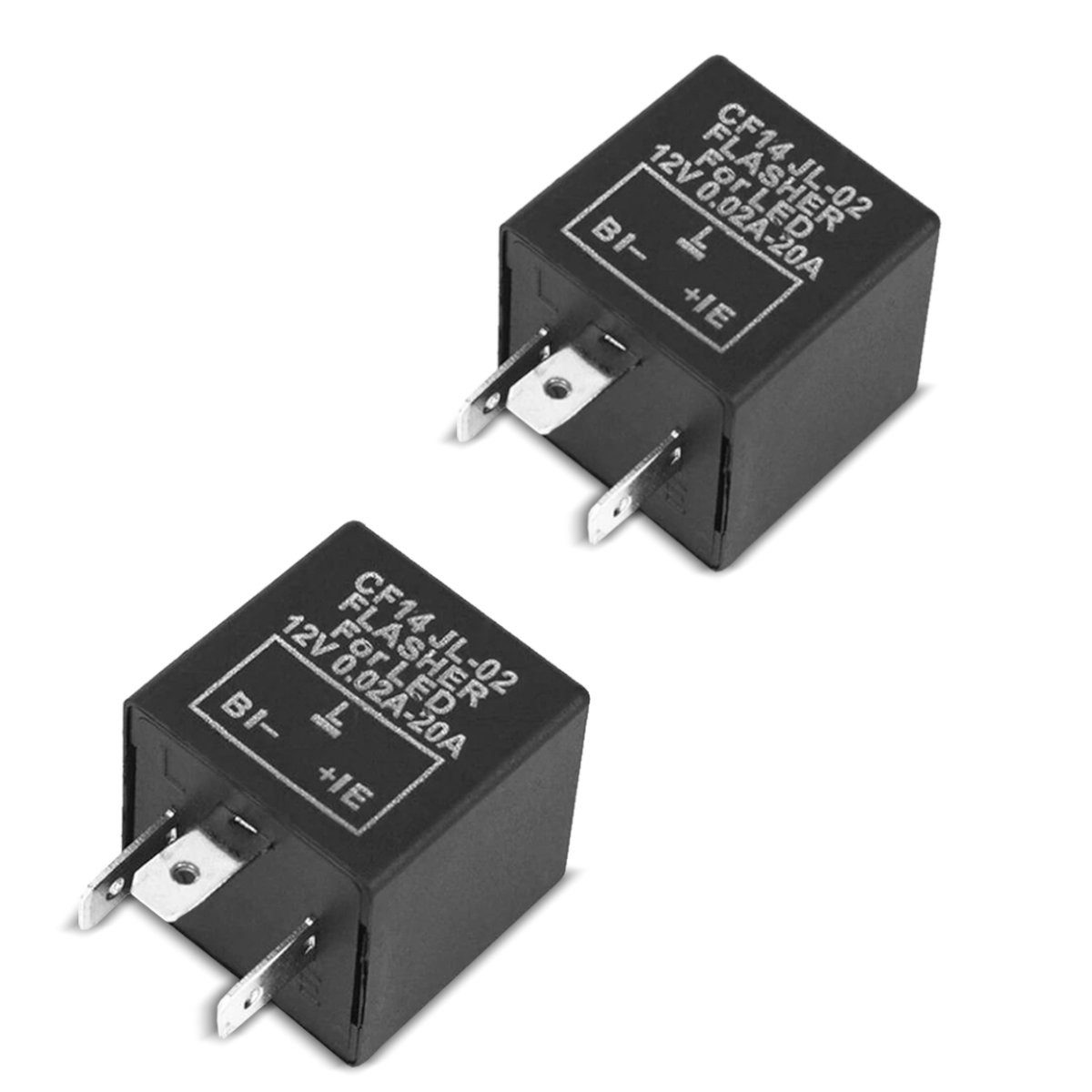 Halter 2x 12V Motorrad Blinker Relais 3 V-PIN # Blinkergeber LED Lastunabhäng