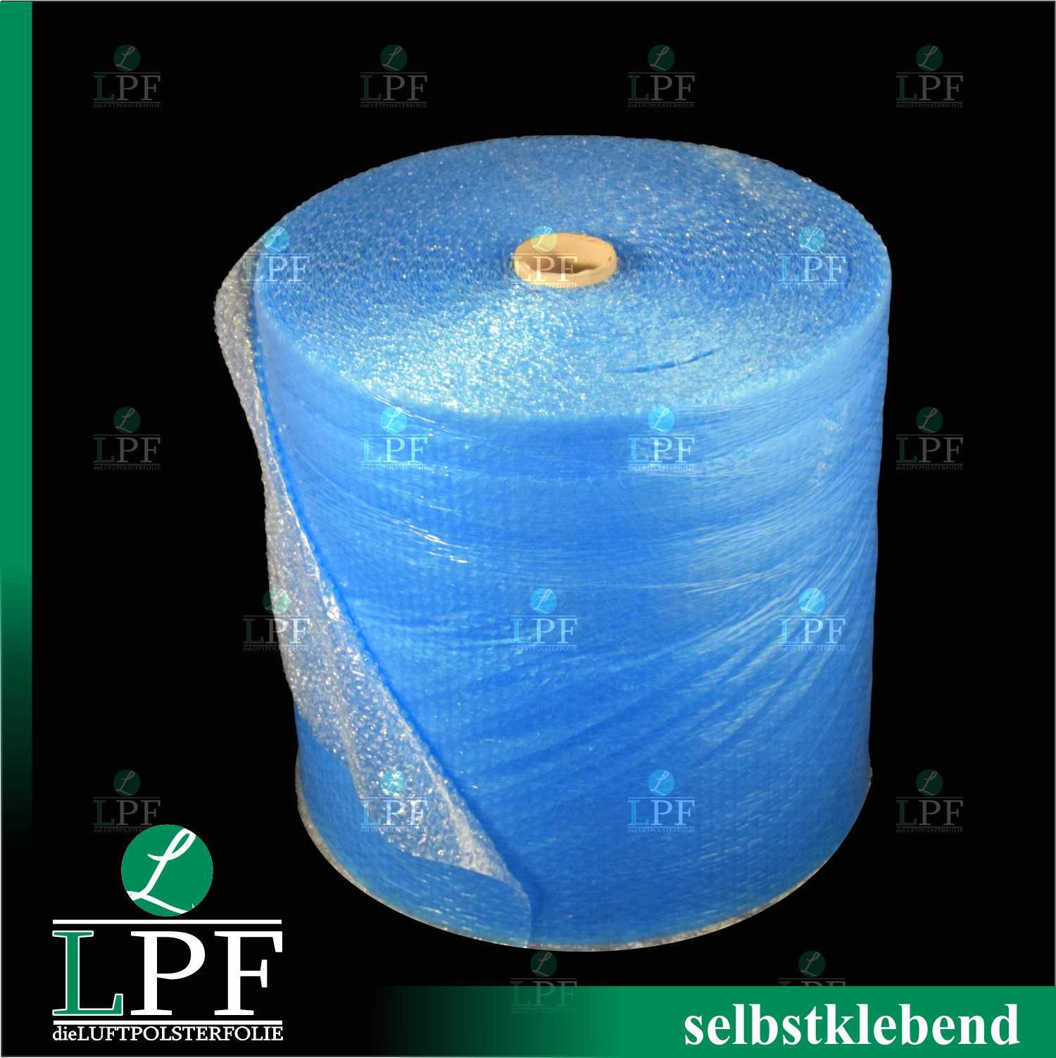 LPF dieLUFTPOLSTERFOLIE Schutzfolie Luftpolsterfolie SELBSTKLEBEND SELBSTHAFTEND Breite 50cm x Länge 60m