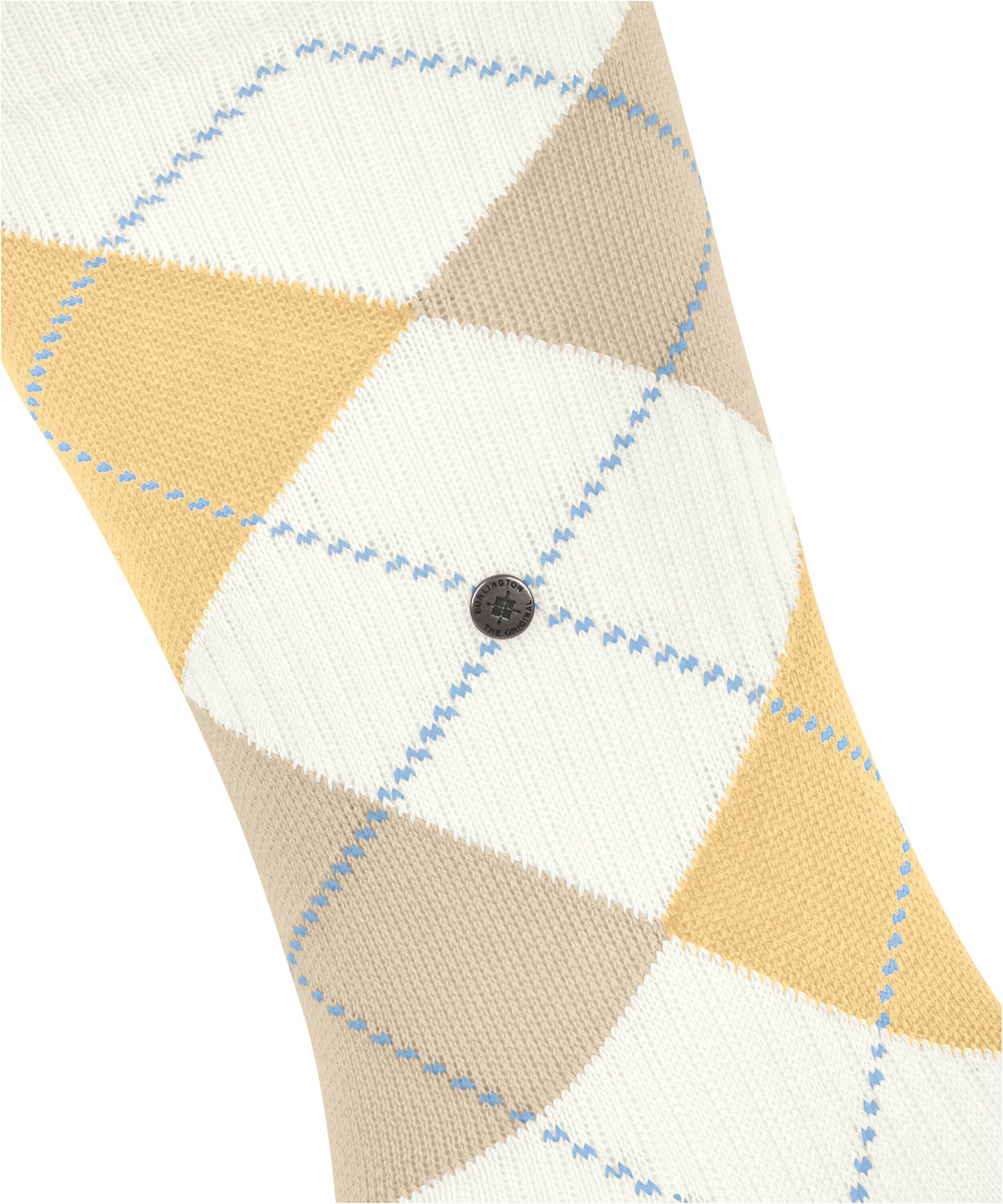 Burlington Socken Rib Court Einheitsgröße 40-46, Argyle-Muster, feine Rippenstruktur – Bild 4 von 5