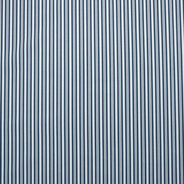 Stofferia Stoff Dekostoff Halbpanama Streifen Classic Blau, Breite 140 cm, Meterware
