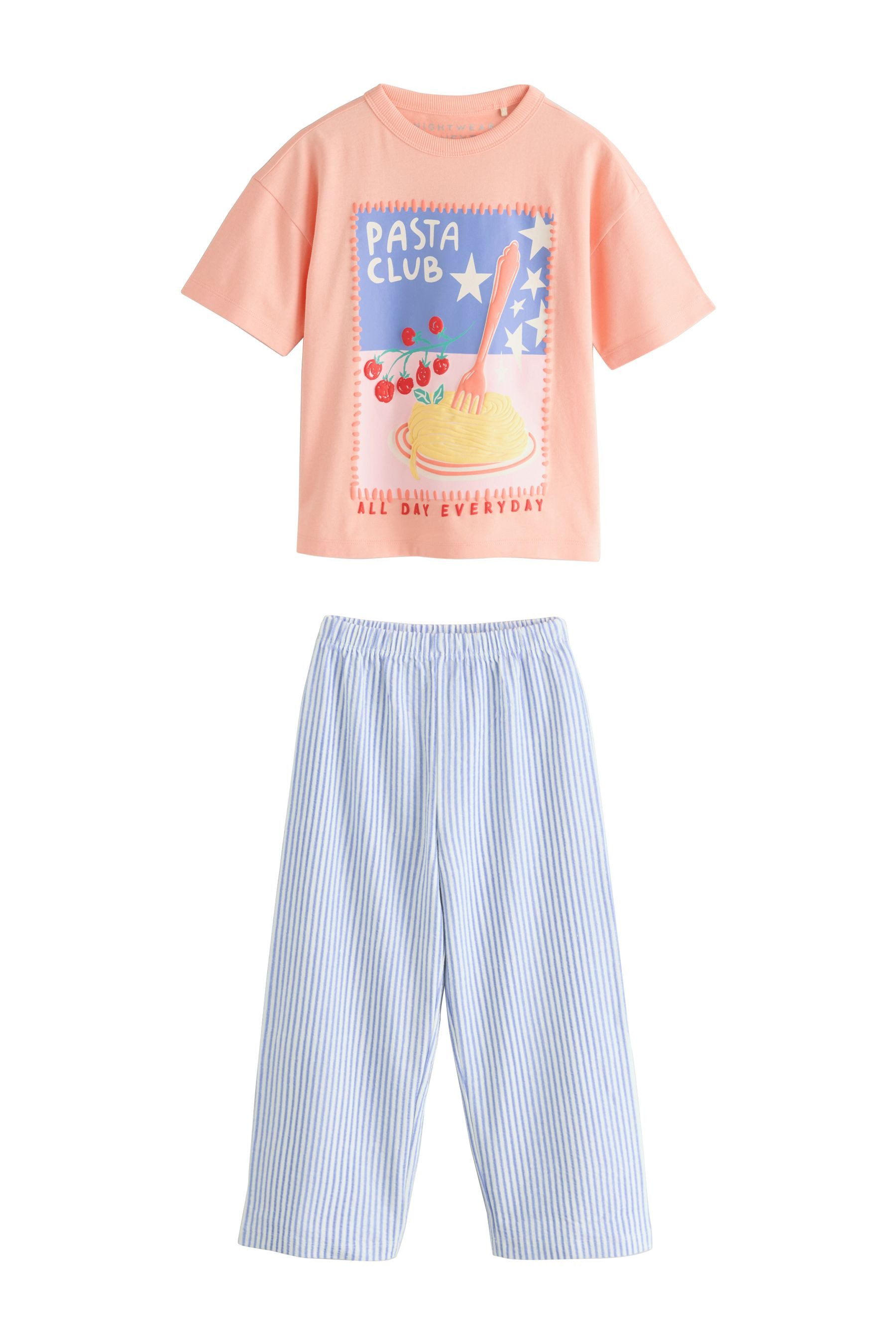 Next Pyjama Schlafanzug mit weitem Bein, 3er-Pack (6 tlg)