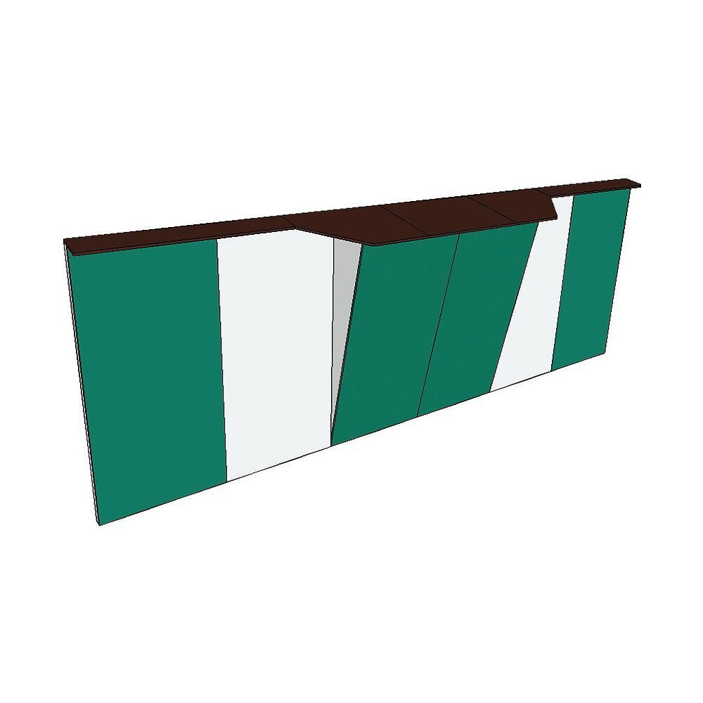 Kletterwand Boulderwand-Bausatz Outdoor Sport, Höhe 2,48 m, Für Schulen, Vereine, Kitas