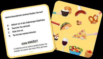 groh Verlag Spiel, In 80 Fragen um die Welt - Essen und Trinken: Kartenspiel für...
