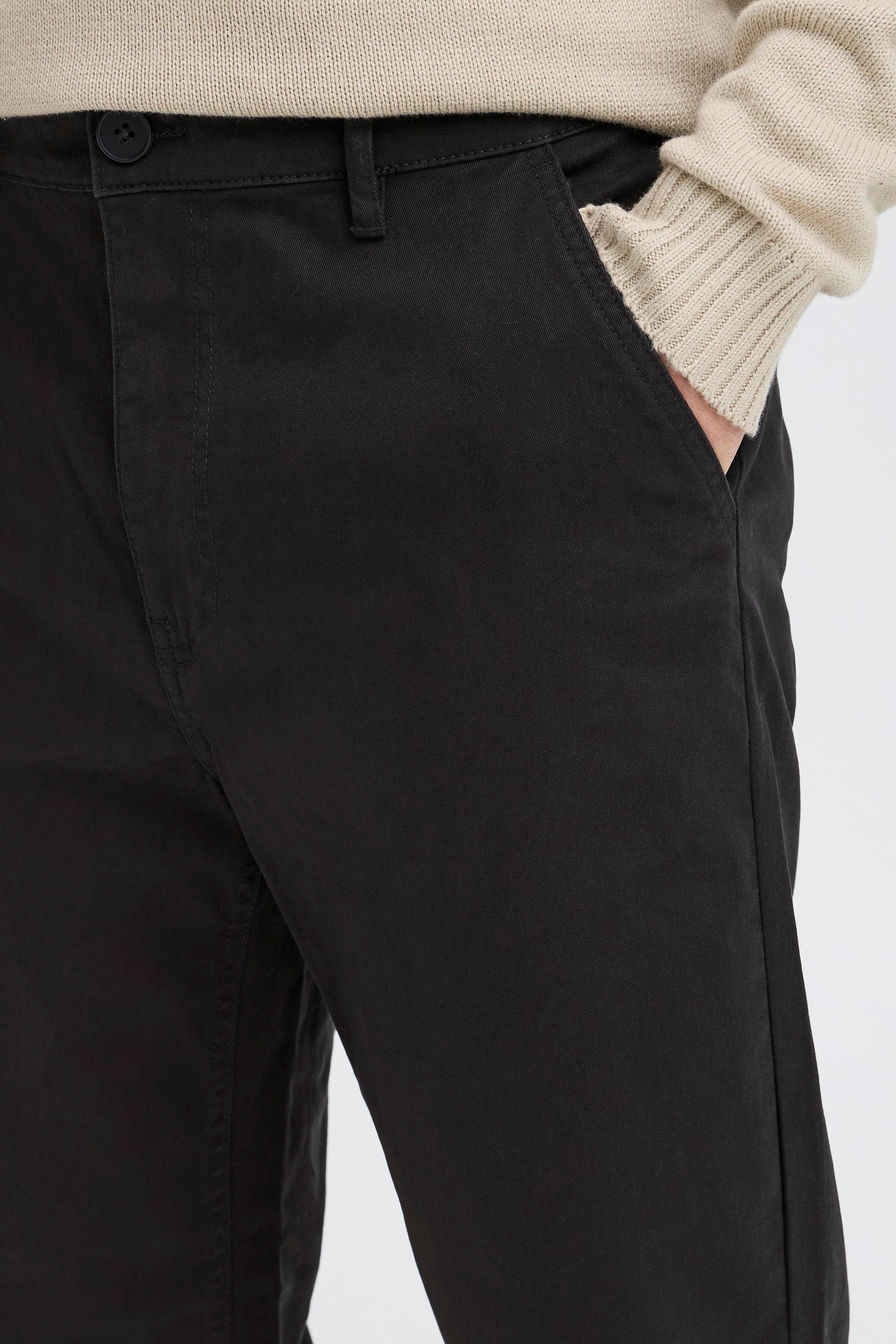 Blend Chinohose BHNATAN WIDE LEG CHINO mit Baumwollmischung, Relaxed Fit, knöchellang