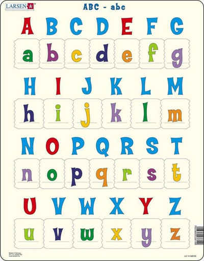 Media Verlag Puzzle ABC-abc (Kinderpuzzle), 29 Puzzleteile