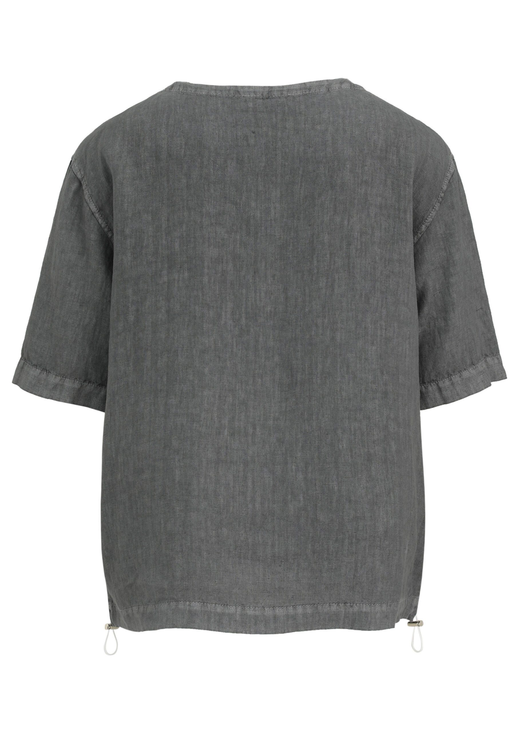 Doris Streich Klassische Bluse mit Vintage-Waschung