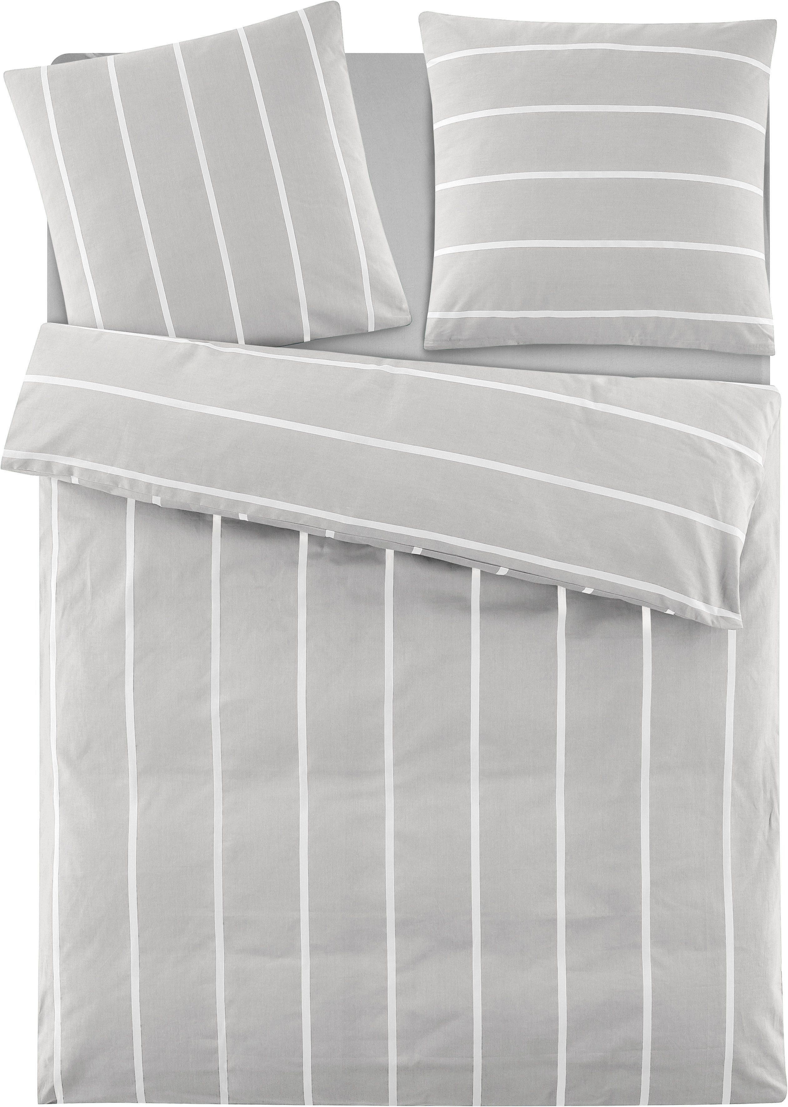 OTTO home Wendebettwäsche MIETTE, Renforcé, 2 teilig, mit modernen Streifen, Bettwäsche ab Gr. 135x200 cm erhältlich – Bild 2 von 5