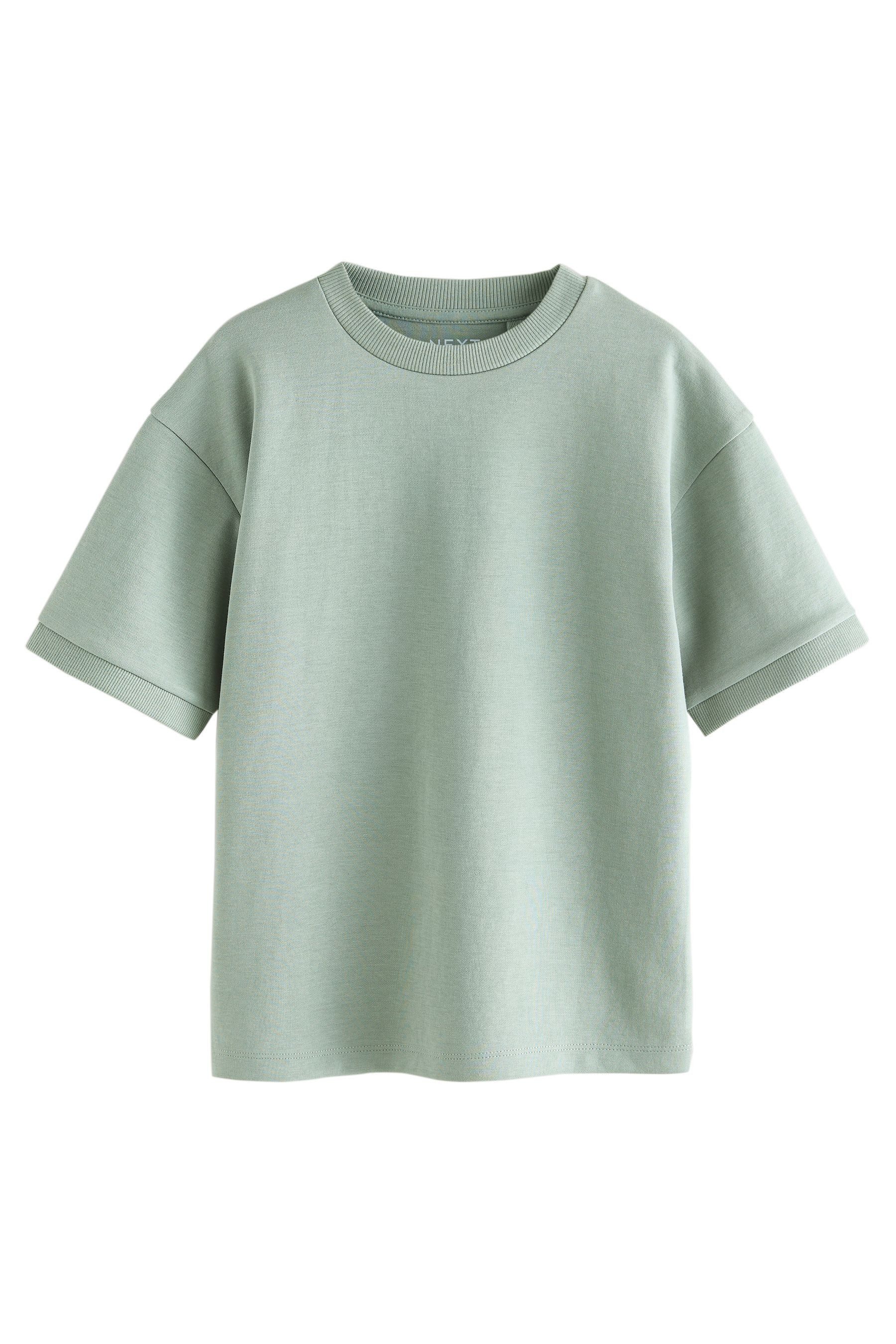 Next T-Shirt T-Shirt aus schwerem Material in Relaxed Fit (1-tlg)