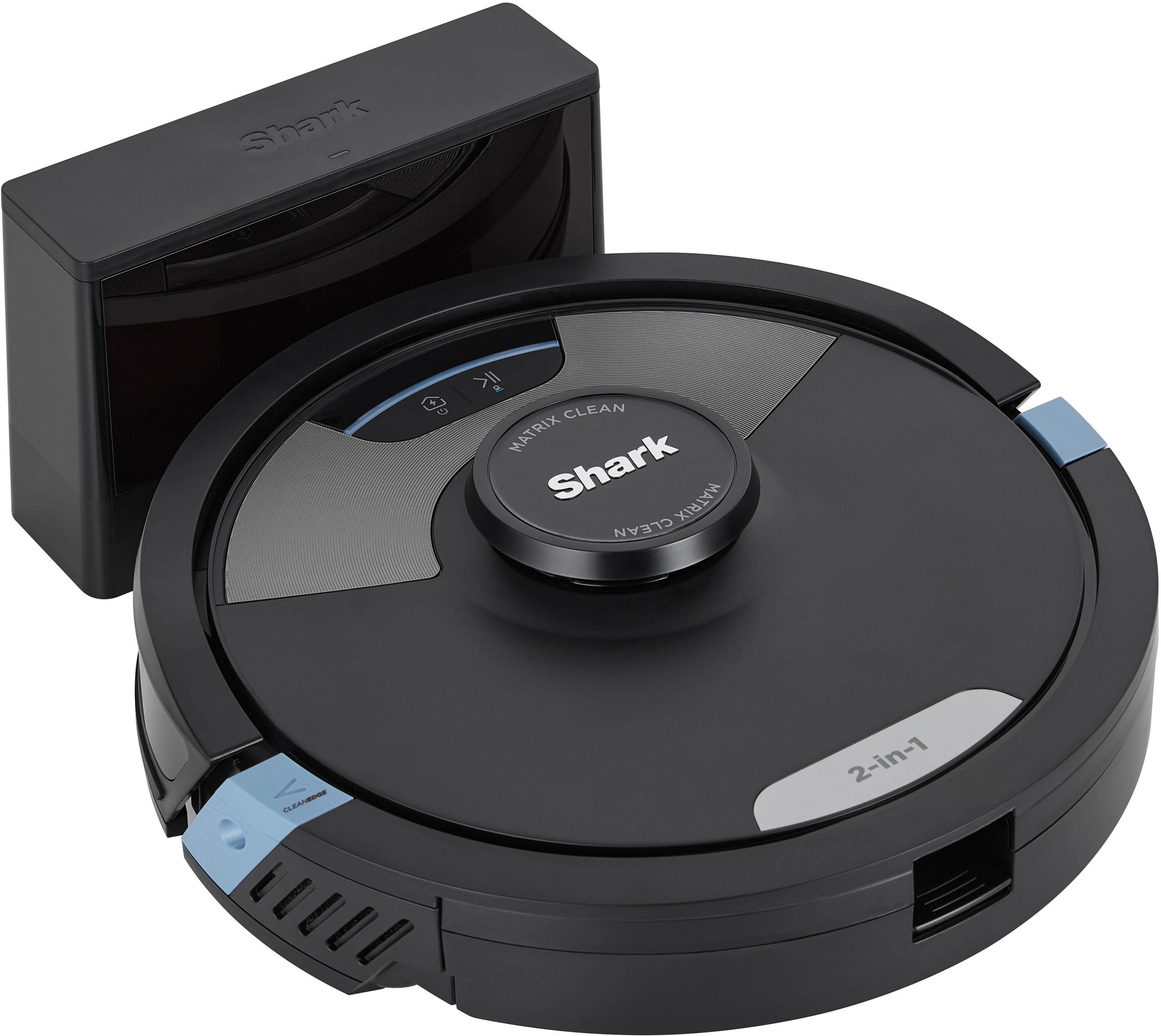 Shark Nass-Trocken-Saugroboter RV2620WDEU mit Wischfunktion, 650 W, Matrix Plus 2-in-1 Wischen & Saugen