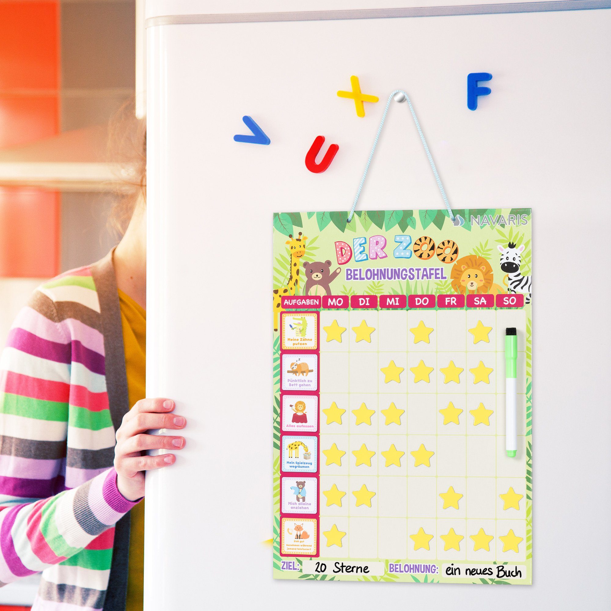 Navaris Magnettafel, Magnettafel günstig online kaufen