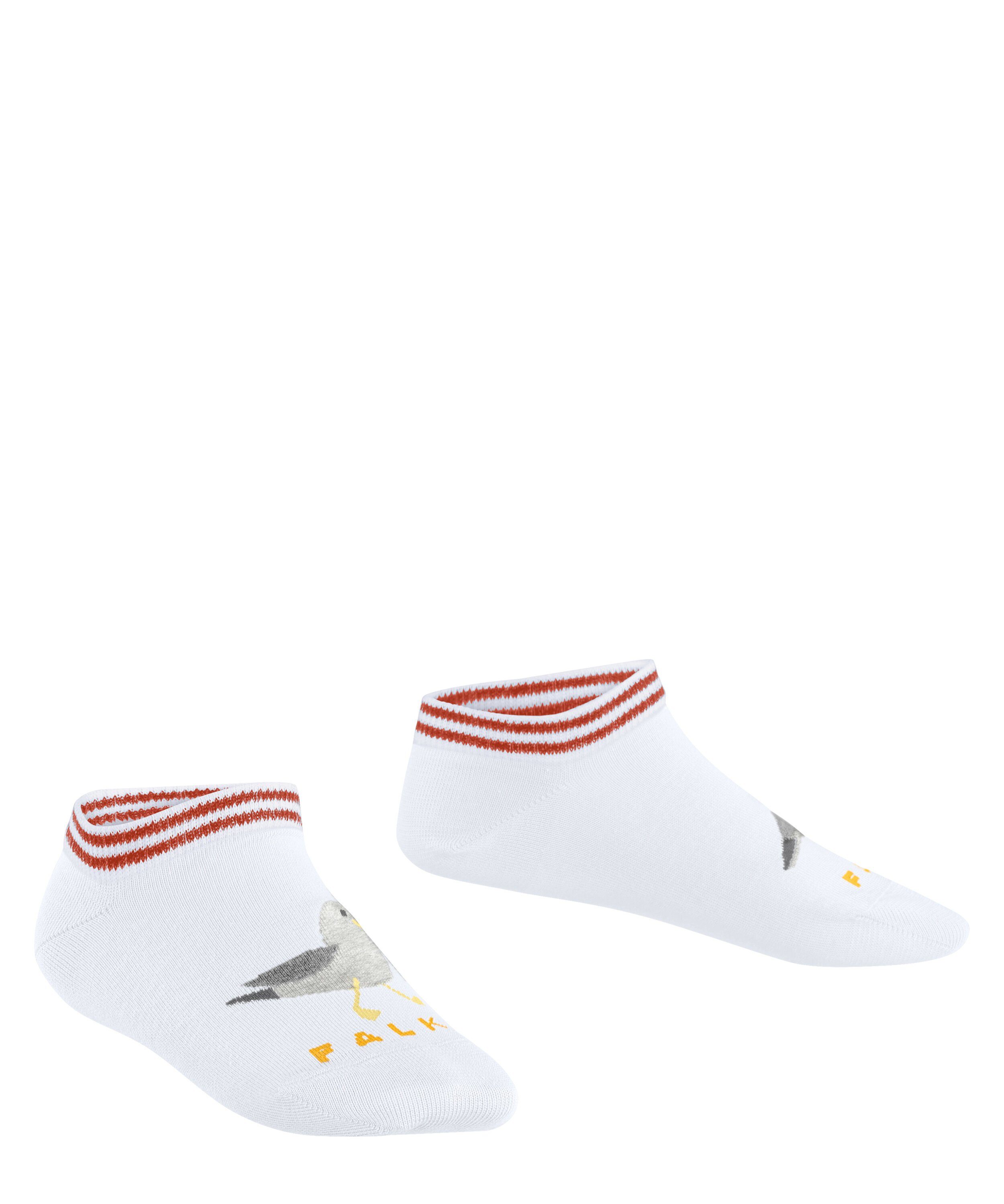 (2000) (1-Paar) white Baumwolle Icecream Seagull FALKE Sneakersocken aus hautschmeichelnder