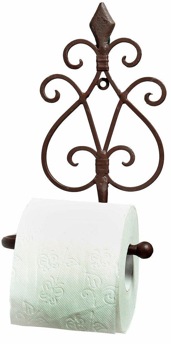 Ambiente Haus Toilettenpapierhalter Antik, antikbraun günstig online kaufen
