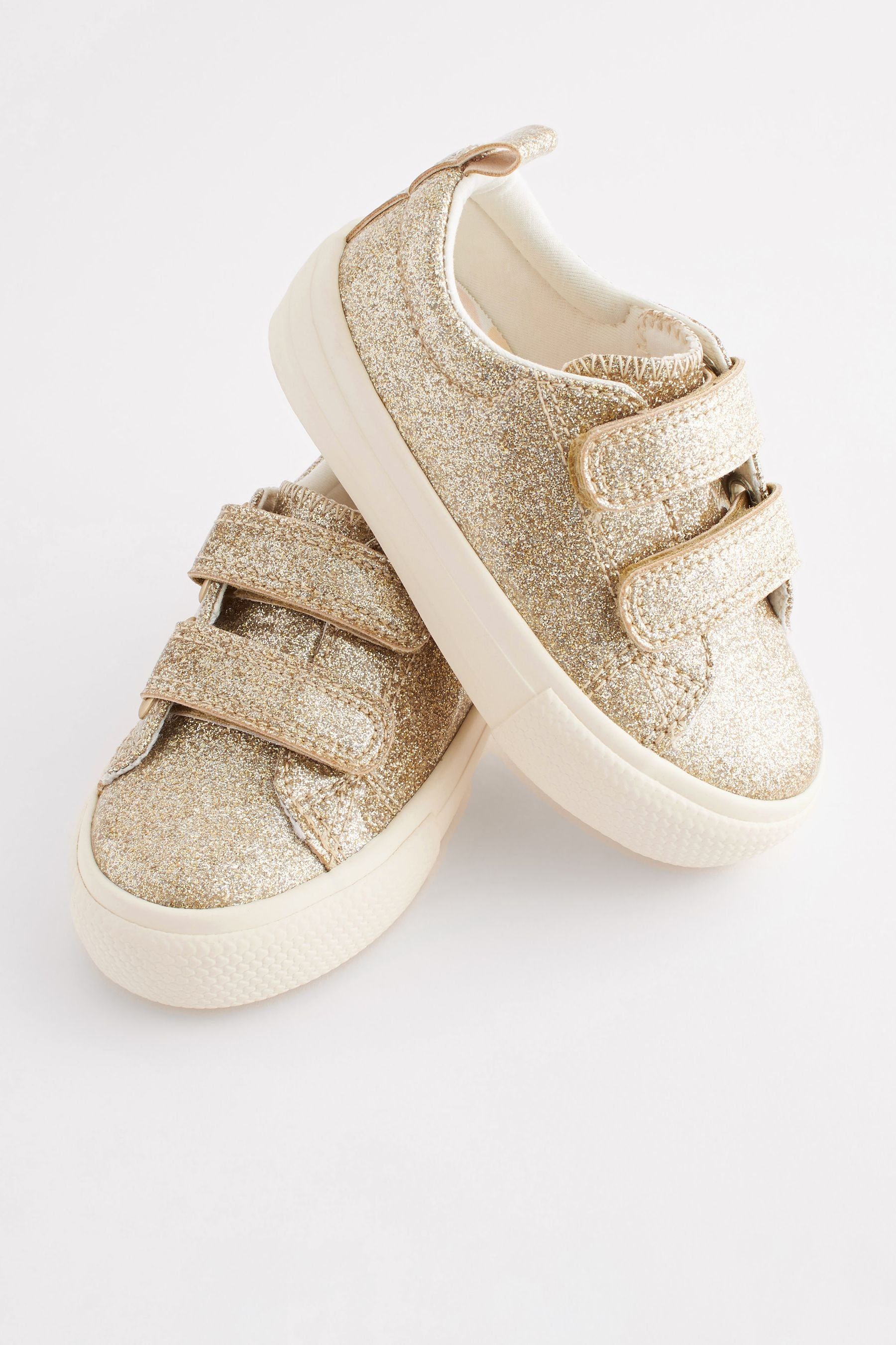 Glitter Gold Next Kompakte Sneaker Sneaker (1-tlg)