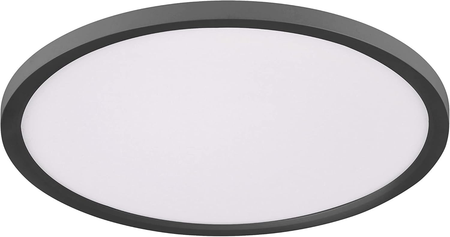JUST LIGHT LED Deckenleuchte FLAT 20 W CCT Farbwechsel, Dimmer, Fernbedienung, Ø 40cm, Deckenlampe, dimmbar, Wohnzimmer Lampe