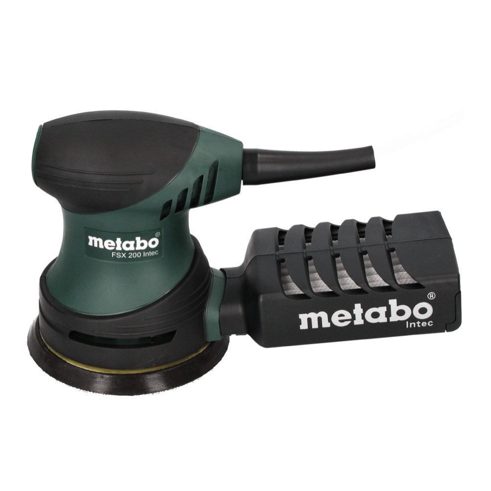 metabo Exzenterschleifer FSX 200 Intec Exzenterschleifer 240 Watt 125 mm + Koffer (609225500)