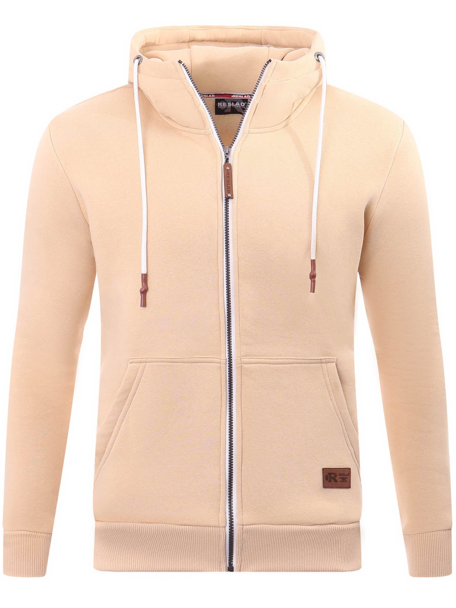 Reslad Sweatjacke Reslad Sweatjacke Zipper RS-1006 (1-tlg) Winter-Pullover Kapuzenpullover Sweater Hoodie Pulli Sweatshirt