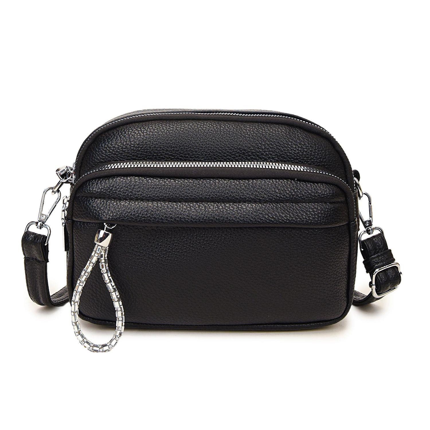 Schultertasche Damen Tasche Crossbody Umhängetasche CrossOver Brusttasche Body Bag