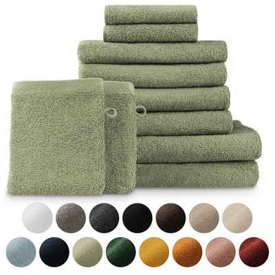 Dunkelgrüne Handtuch-Sets online kaufen | OTTO
