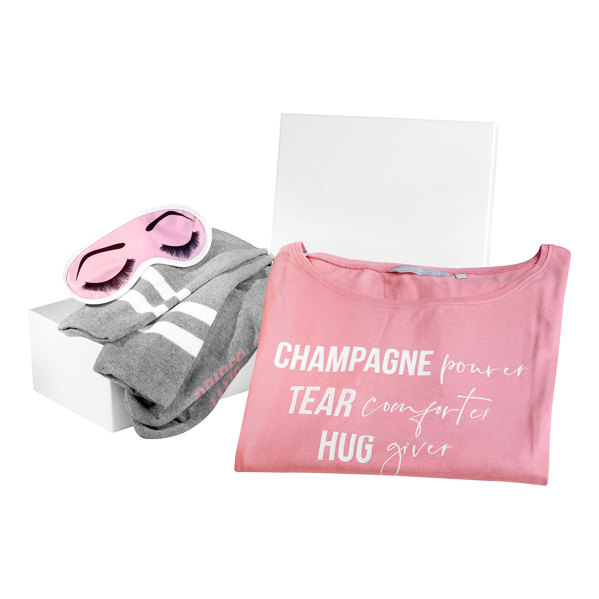 shopandmarry Pyjama Geschenkbox für die Freundin, Pyjama Party Box für  deinen Mädelsabend (3 Stück)