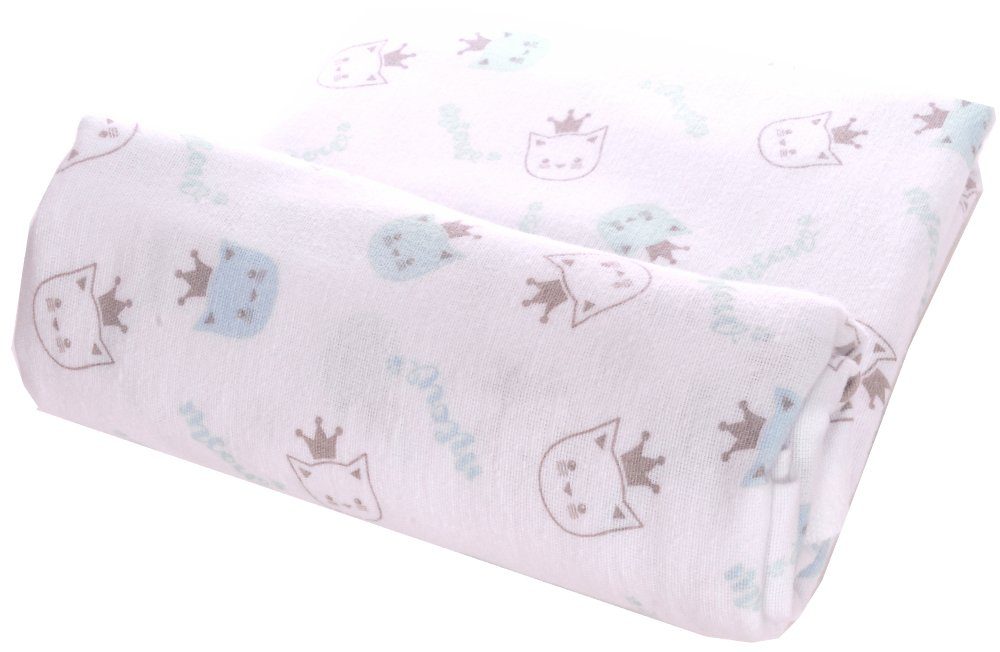 Betttuch Baby Wickeltuch Tuch Spucktuch groß 78 x 120cm Babytuch leichte Decke