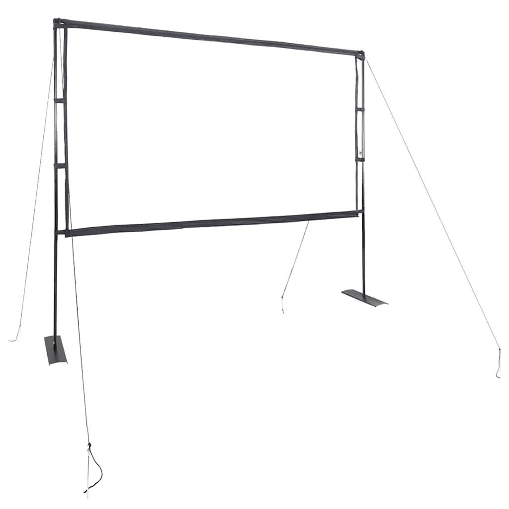 vidaXL 120aposapos 169 Beamer Leinwand mit Ständer 120 Zoll 169 Pull-Up-Leinwand