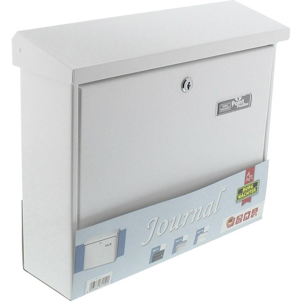 Burg Wächter Briefkasten Stahlblech-Briefkasten Journal 5867 W 61150
