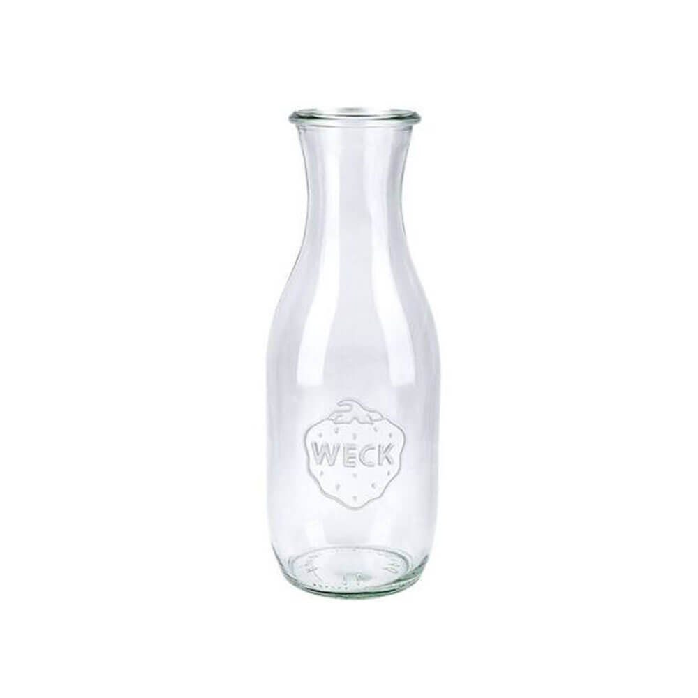 WECK Vorratsdose Weck Saftflasche 1062 ml 6 cm Rand, Klarglas | Vorratsdosen