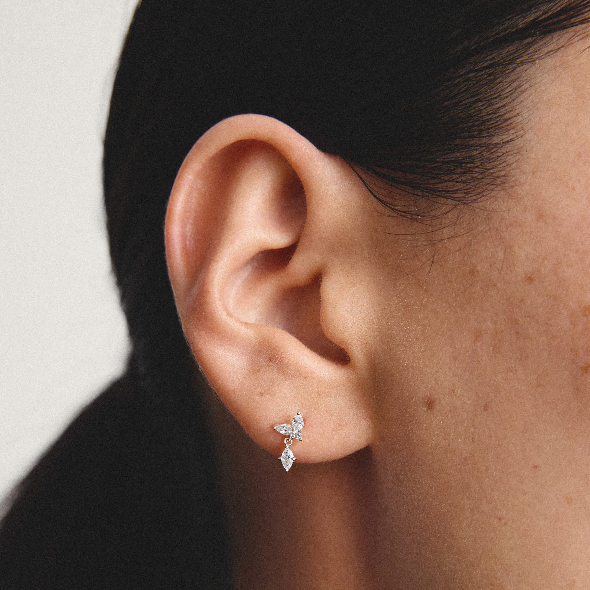 THOMAS SABO Paar Ohrstecker mit Zirkonia, mit Zirkonia (synth)