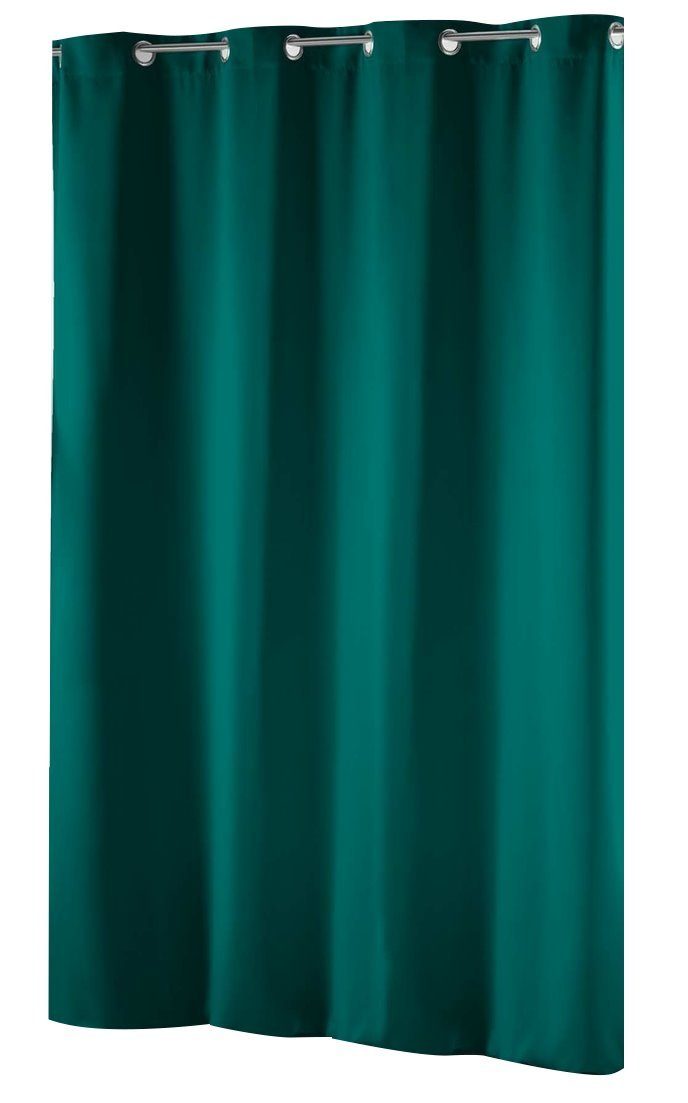 Thermo Gardine dynamic24, blickdicht, Khaki Ösen, Verdunkelung Ösen Vorhang, grün 135x240cm Schallschutz Schal
