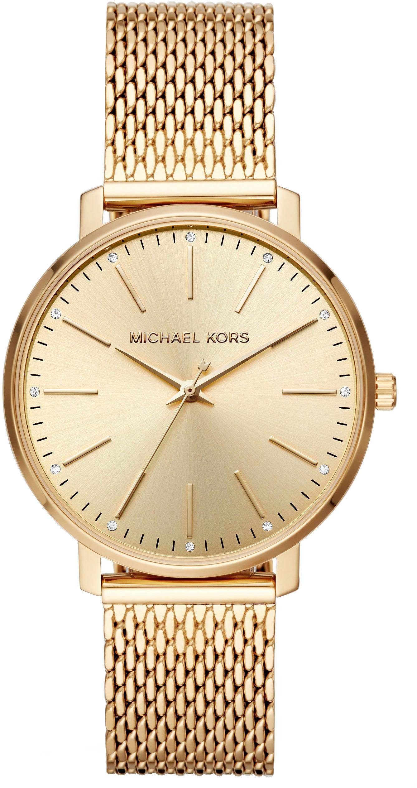 MICHAEL KORS Quarzuhr PYPER MK4339, Armbanduhr, Damenuhr, Glassteine, Edels günstig online kaufen
