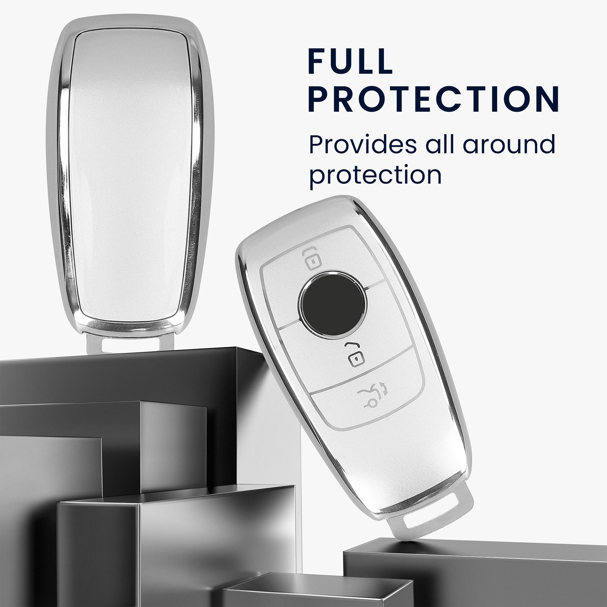 kwmobile Schlüsseltasche Autoschlüssel Hülle für Mercedes Benz (1-tlg), Sch günstig online kaufen