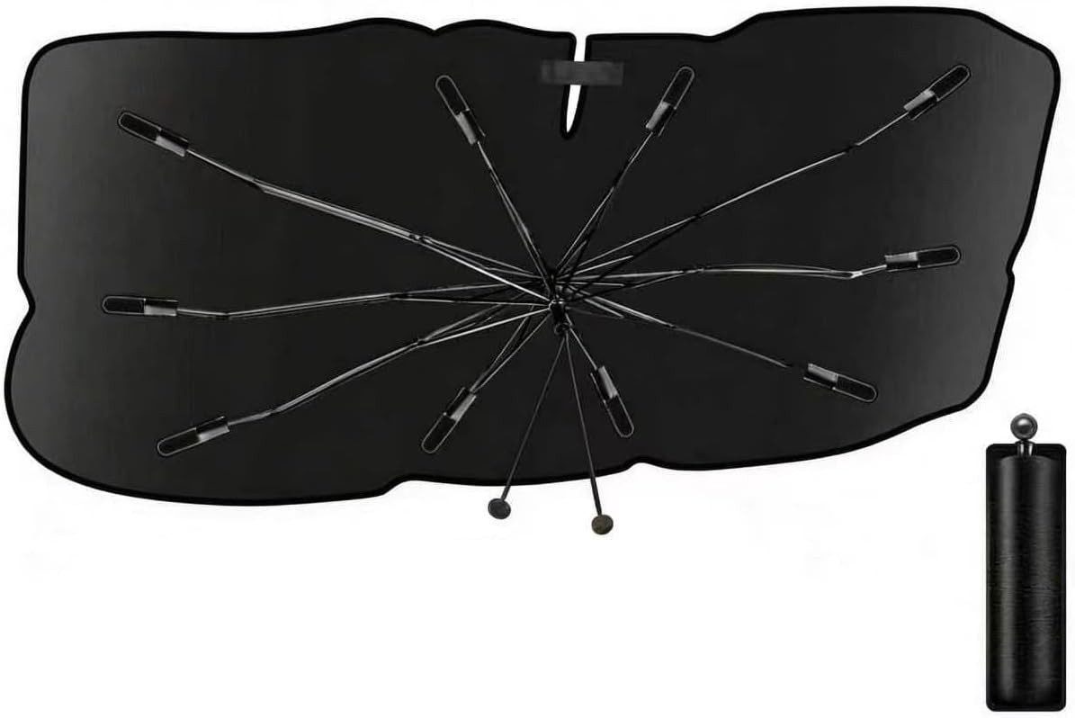 FELIXLEO Autosonnenschutz Sonnenschutz Auto Frontscheibe Innen 145x85cm Sonnenschirm, (2-St)