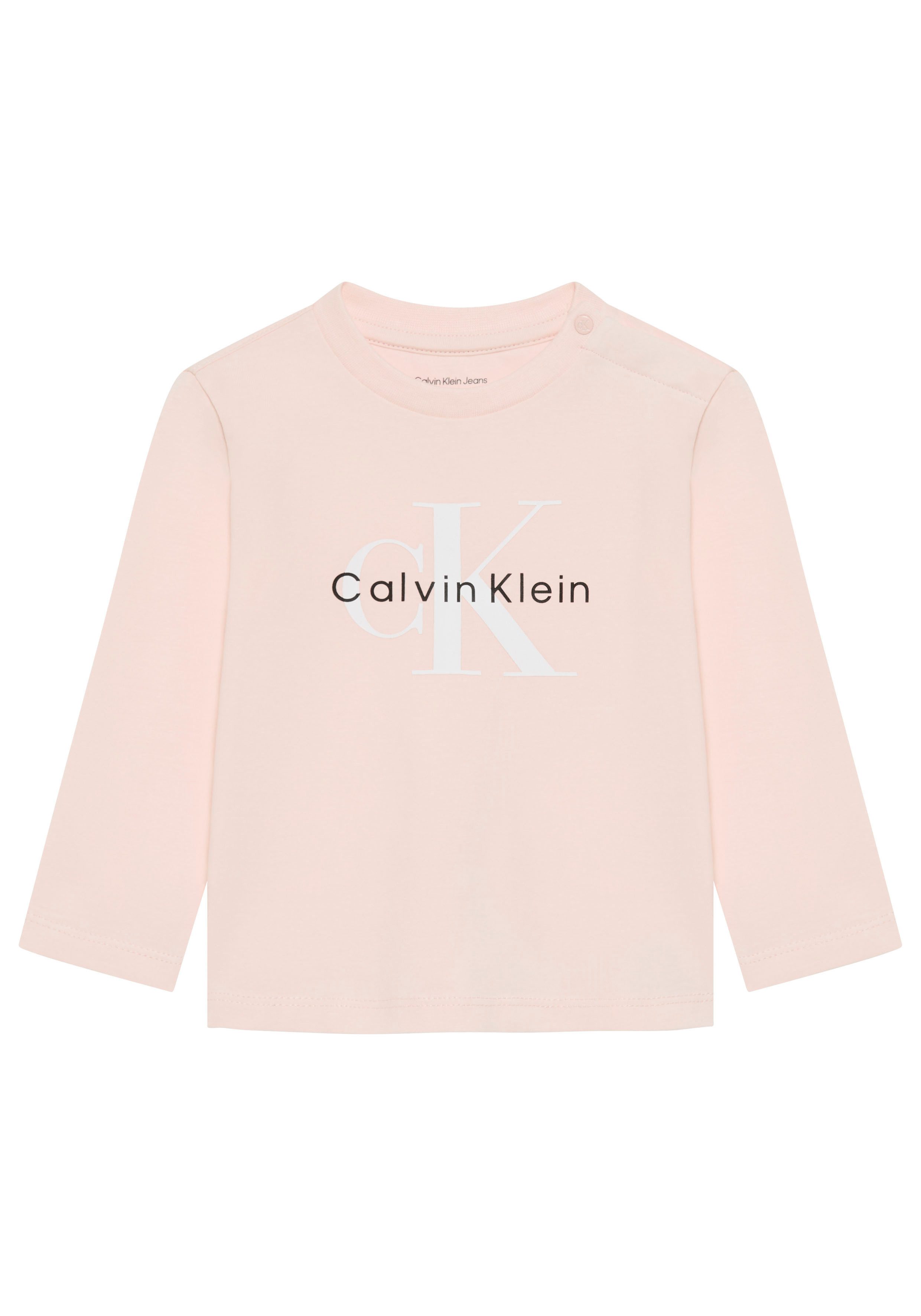 Calvin Klein Jeans Langarmshirt MONOLOGO T-SHIRT Regular fit für Babys
