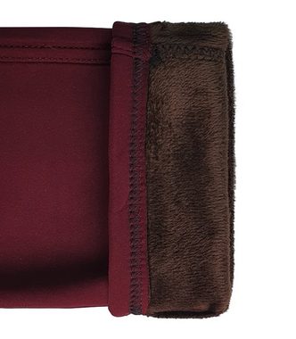 dy_mode Thermohose Damen Thermo Hose gefüttert mit Innen-Fleece & Taschen Winterhose in Unifarbe, mit Innenfutter, mit elastischem Bund