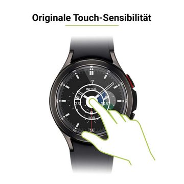 Artwizz Schutzfolie SecondDisplay Displayschutz Schutzglas aus 100% Sicherheitsglas, Samsung Galaxy Watch 4 Classic (46mm)