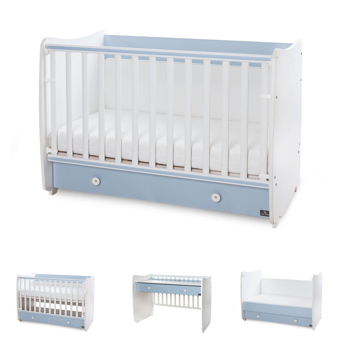 Komplettbett Babybett Dream NEW 70 x 140 cm