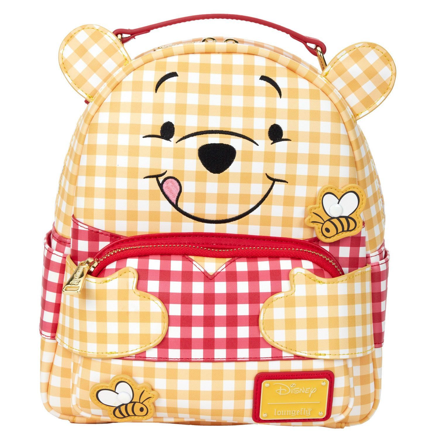 Loungefly Minirucksack Disney by Loungefly Rucksack Winnie the Pooh Gingham (1-tlg), hochwertig und detailliert