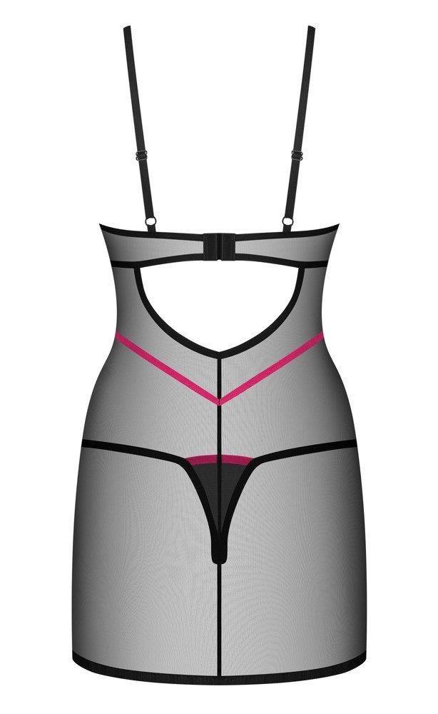 Obsessive Negligé Chemise, pinkfarbene Details