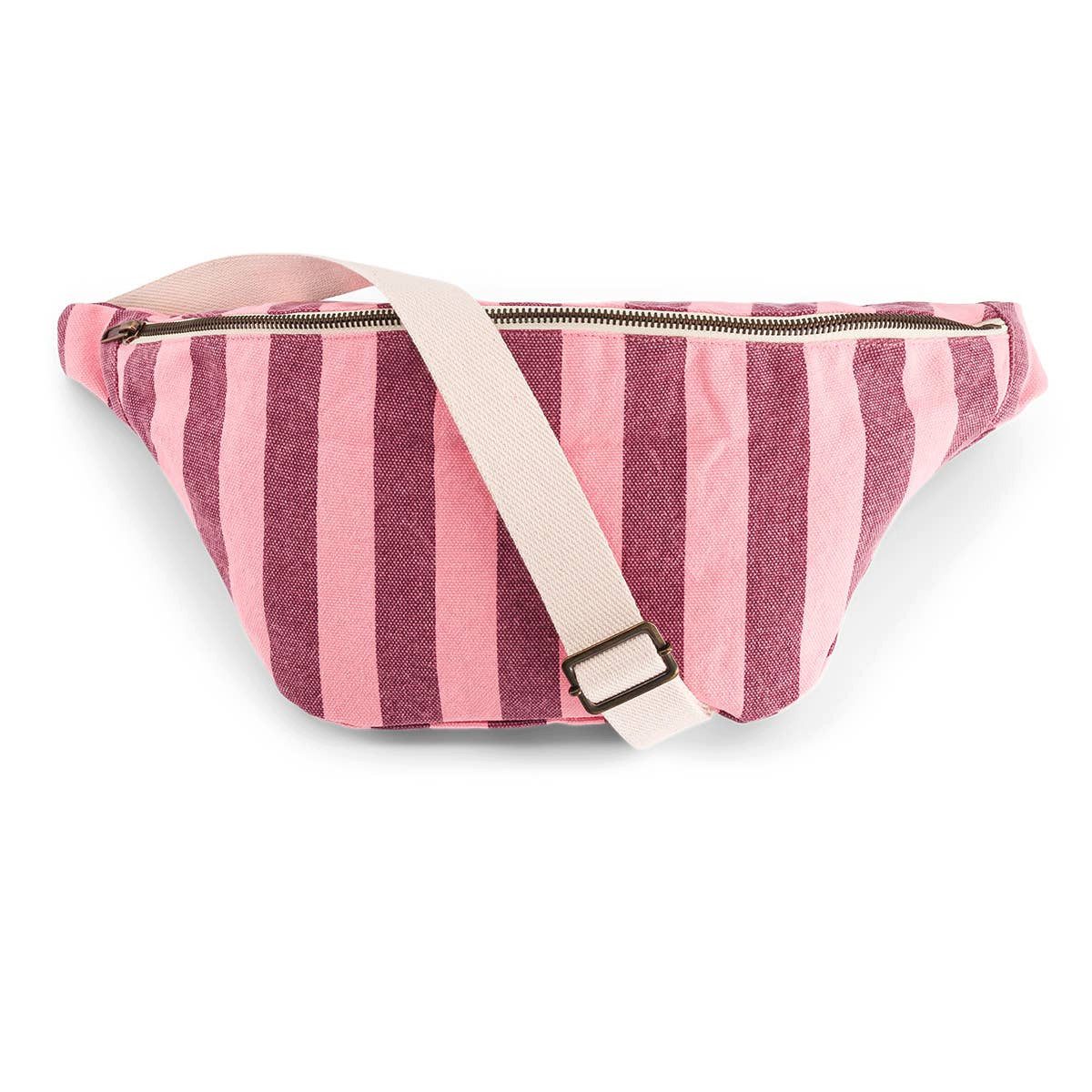 suebidou Gürteltasche Gestreifte Gürteltasche in burgunderrot/flamingo günstig online kaufen