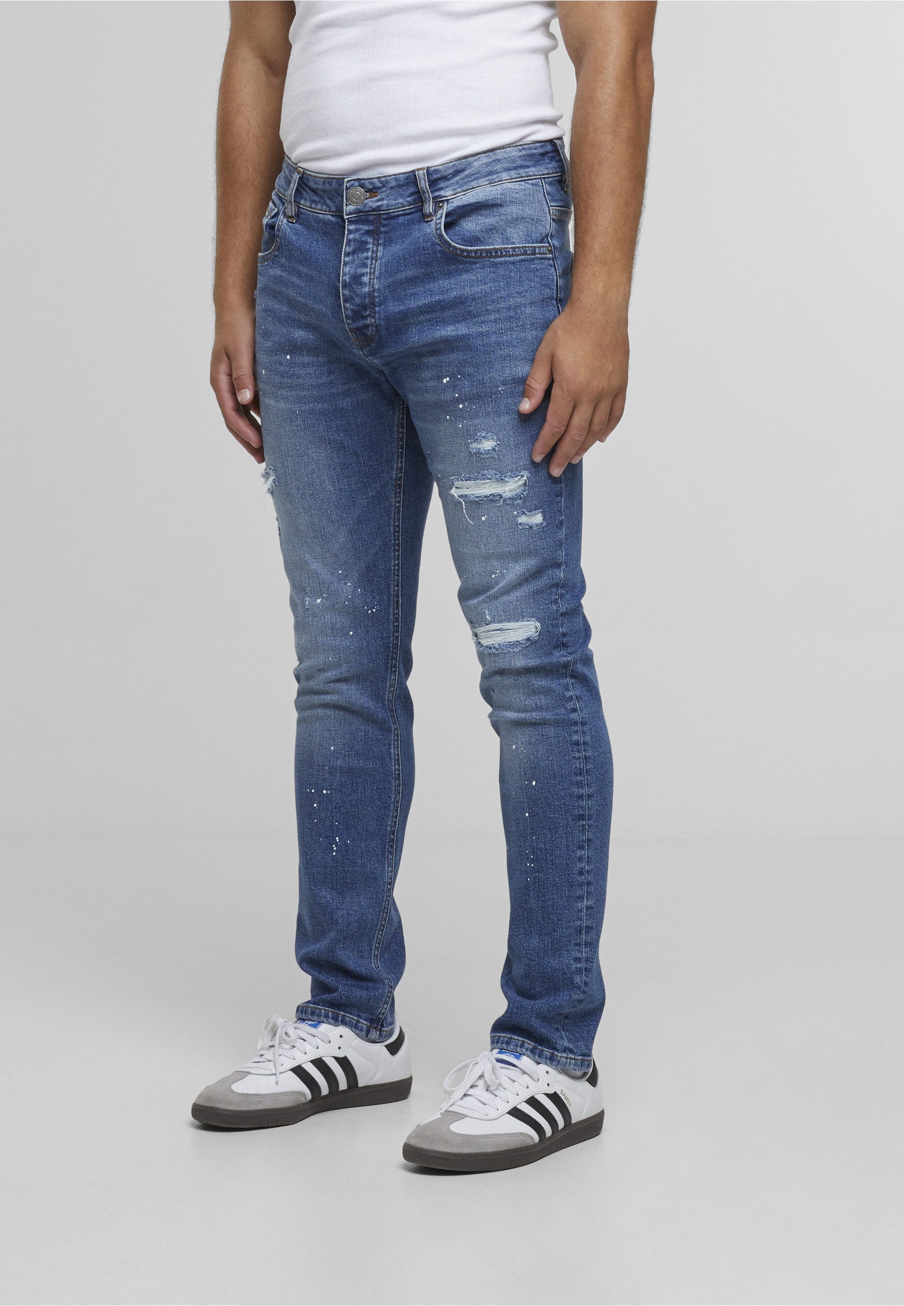 2Y Premium Bequeme Jeans 2Y Premium 2Y MATEO DESTROYED SLIM FIT JEANS